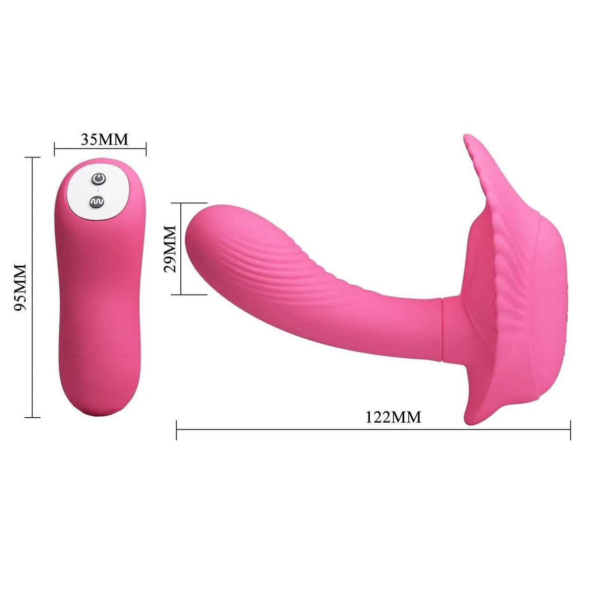 Vibratore Wireless Doppia Stimolazione Interno/Esterno - 30 modalità di vibrazione, Ricaricabile