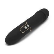 Vibratore a spinta Pulse One nero laterale con porta ricarica