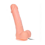 Vibratore realistico in silicone colore carne con cavo nero