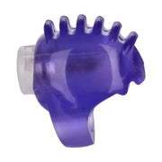 Vibratore da dito Calexotics viola forma mano con cinque protuberanze