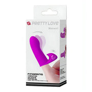 Scatola confezione vibratore da dito Pretty Love Maxwell viola