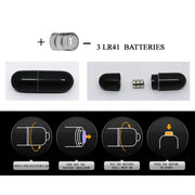 Istruzioni uso vibratore da dito installazione batterie LR41