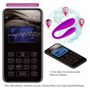 Controllo remoto globale app Pretty Love mappa mondiale vibrazioni