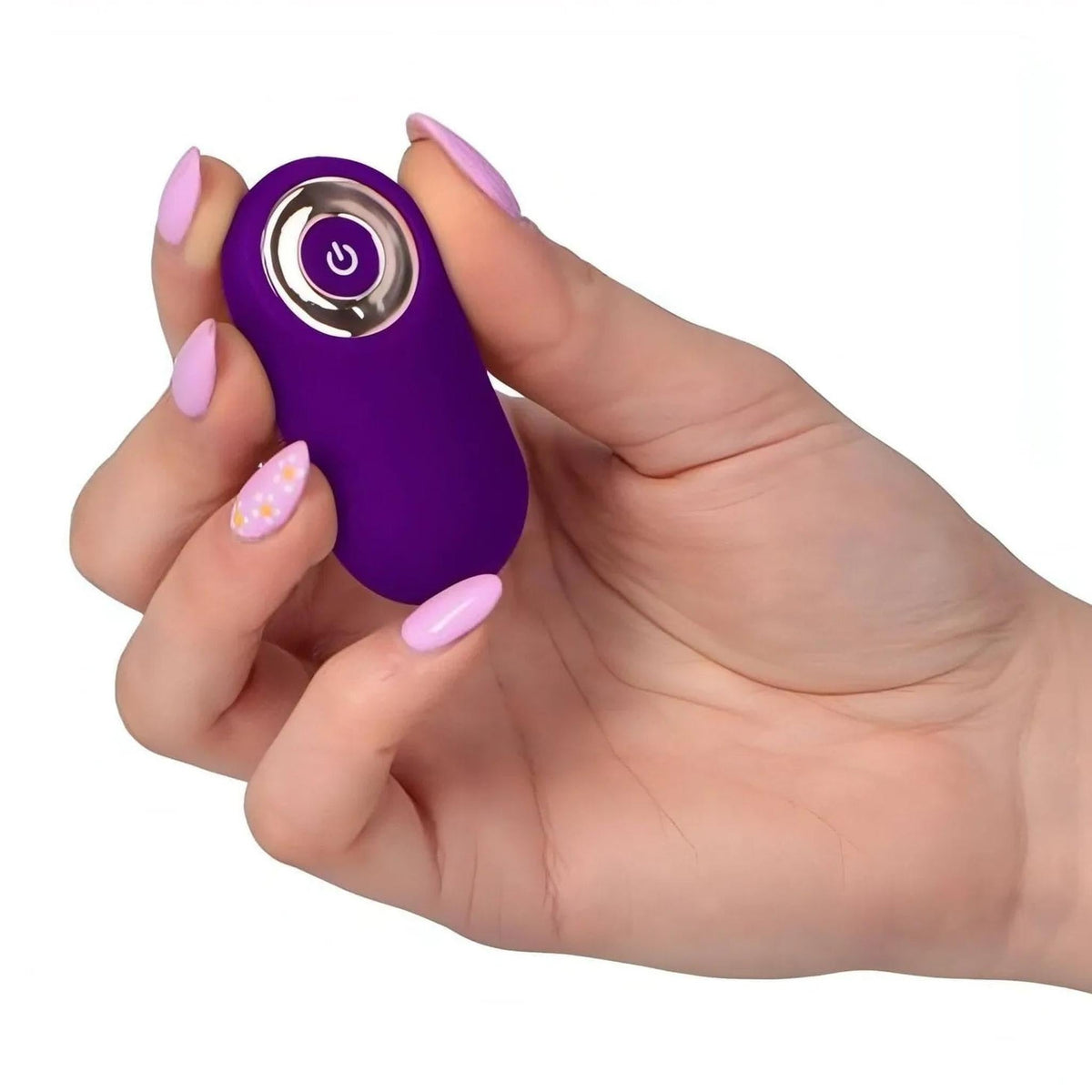 Telecomando compatto wireless per vibratore coppia silicone viola
