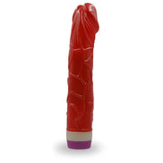 Vibratore realistico BIG multispeed - Rosso