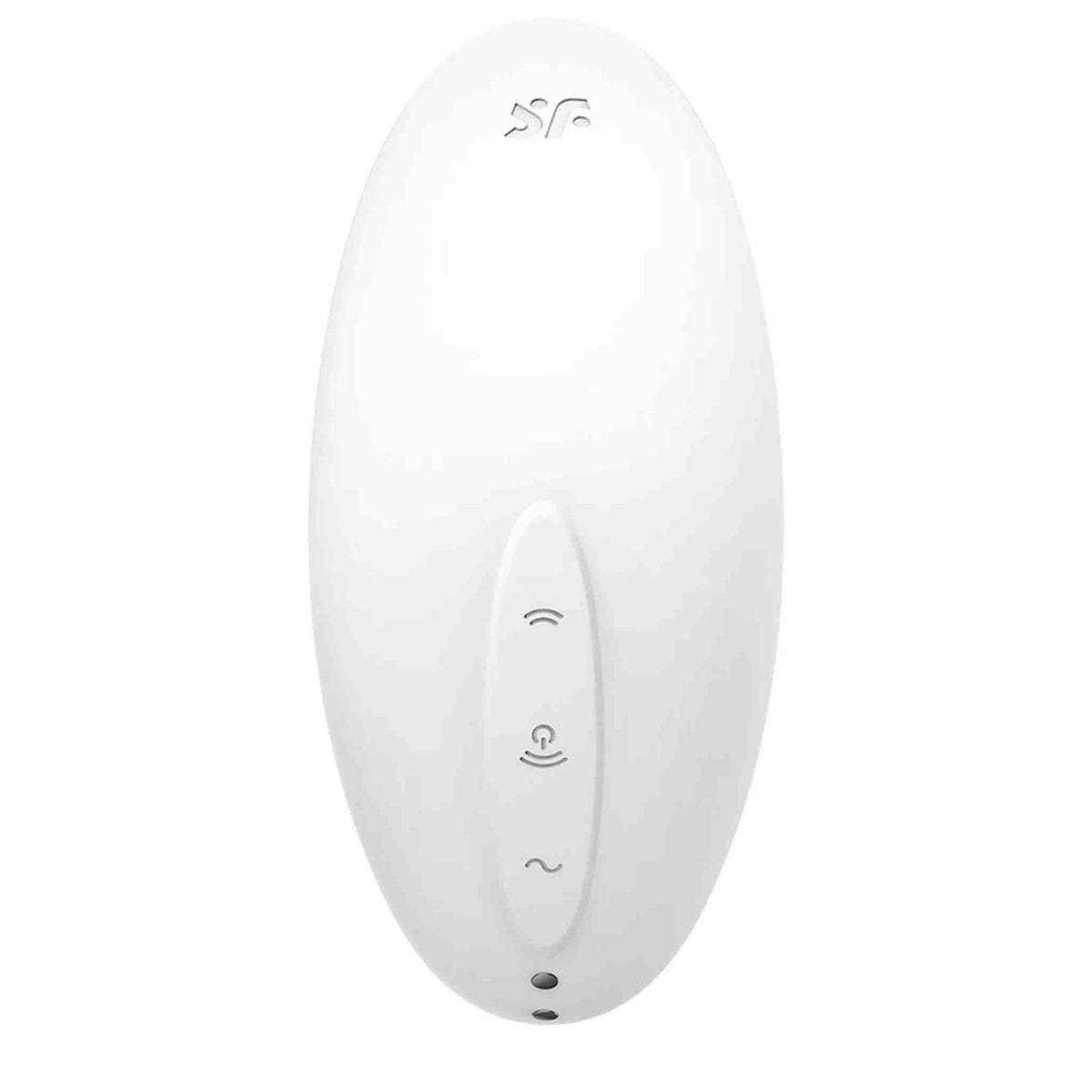 Pulsatore Satisfyer Vulva Lover 2 bianco vista frontale simboli modalità