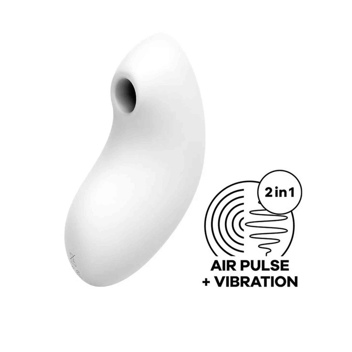 Satisfyer Vulva Lover 2 bianco con tecnologia Air Pulse e vibrazione