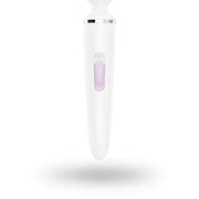 Wand-er Woman Wand Vibrator - White/Chrome