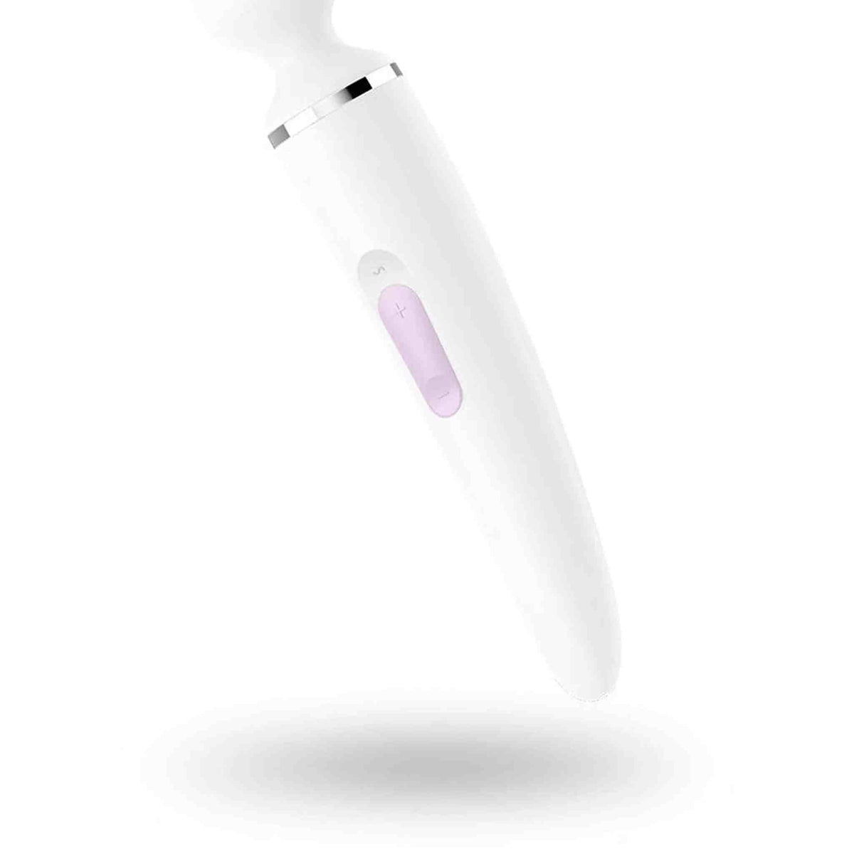 Wand-er Woman Wand Vibrator - White/Chrome
