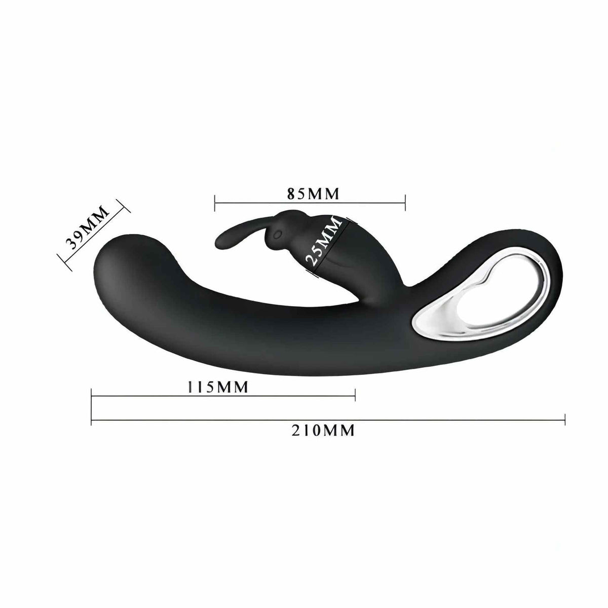 Webb Vibratore Rabbit in silicone 12 diverse velocità