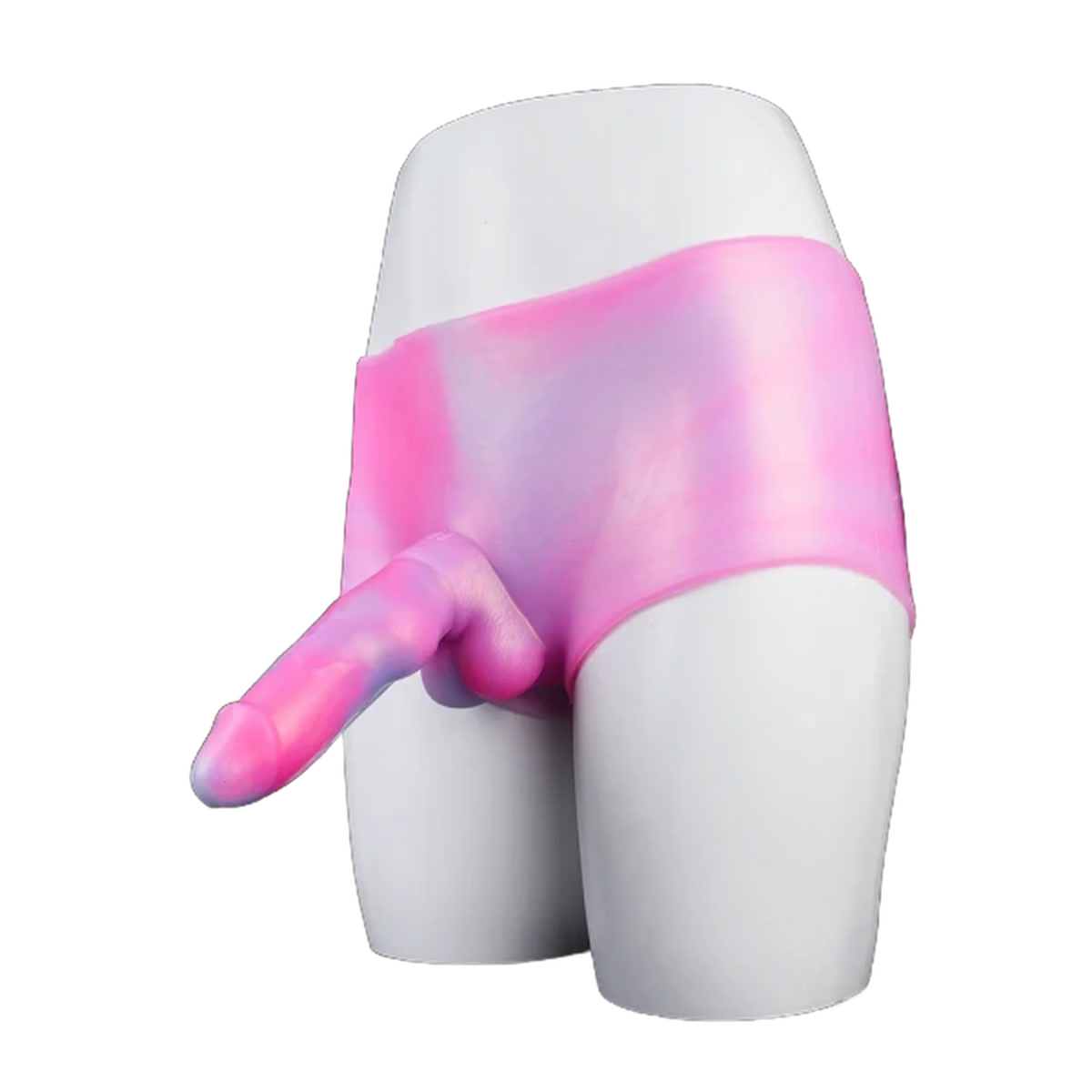 Weiner Dog Dildo Silicone Leather Pants