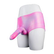 Weiner Dog Dildo Silicone Leather Pants