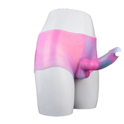 Weiner Dog Dildo Silicone Leather Pants