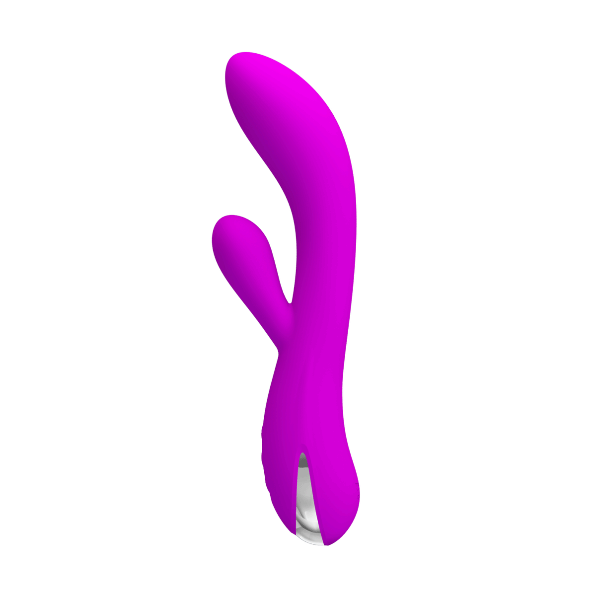 Vibratore rabbit viola Pretty Love Wilbur forma curva e ramo esterno