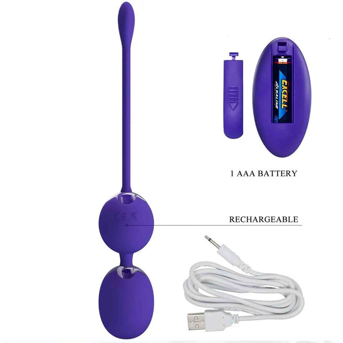 Willies Palline vibranti wireless con 12 modalità di vibrazione
