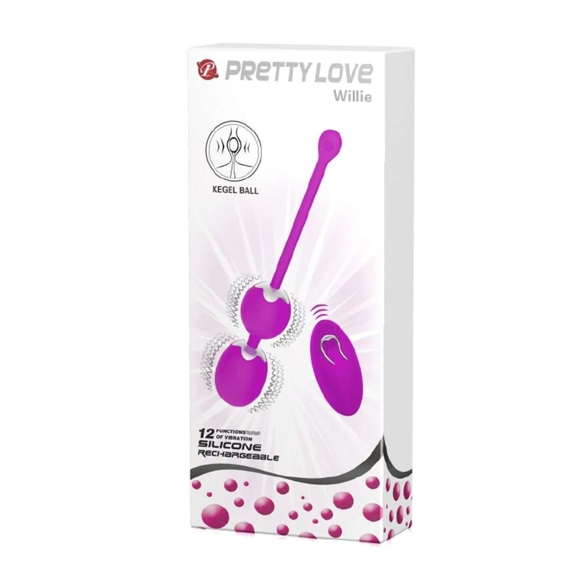 Willies Palline vibranti wireless con 12 modalità di vibrazione