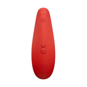 Womanizer Marilyn Monroe Special Edition rosso vivo vista frontale pulsanti