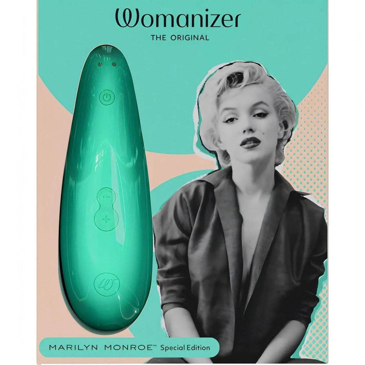 Confezione speciale Marilyn Monroe Womanizer verde acqua traslucida