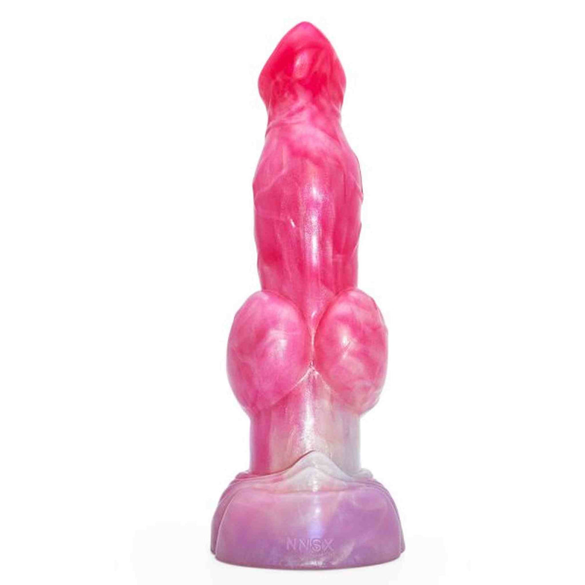 Dildo Youk verticale base larga marchio NMSX inciso