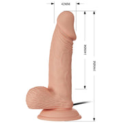 Zebulon Dildo Realistico Vibrante
