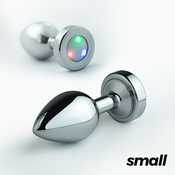 Borealis Crushious – Plug Anale in Metallo con Luce LED, foto 1