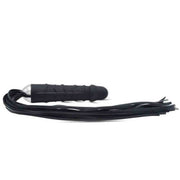 Dildo anale Real Whip nero orizzontale dettaglio curvatura naturale