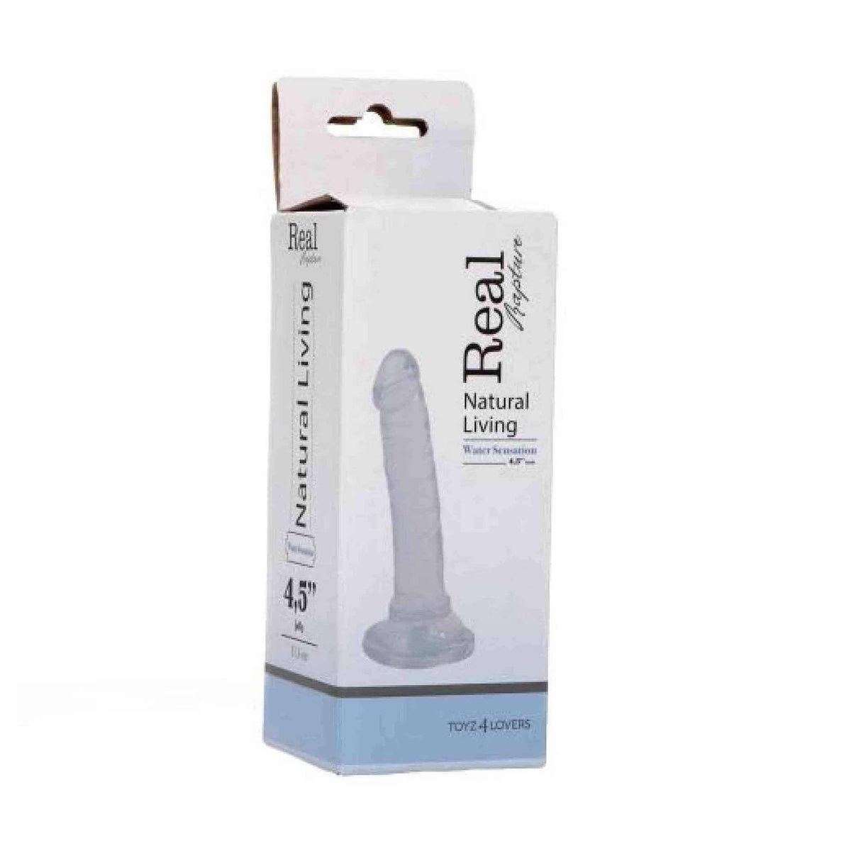 Scatola Real Rapture Dong Clear Sensation Small trasparente con logo Toy24Lovers