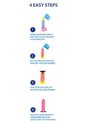 Istruzioni passo-passo per creare dildo con ventosa in gel 3D e silicone