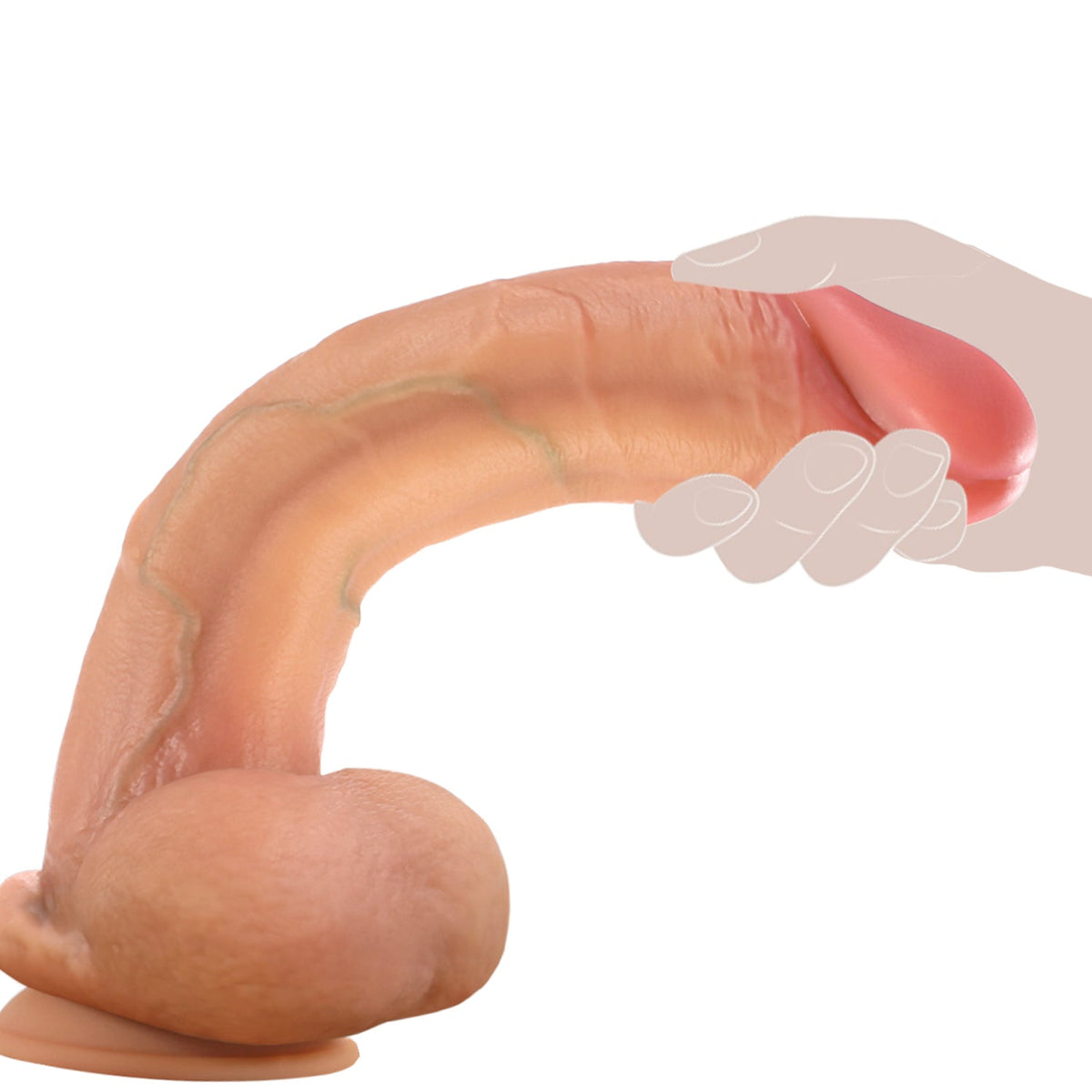 Dildo Realistico XL 25,5 cm, foto 3