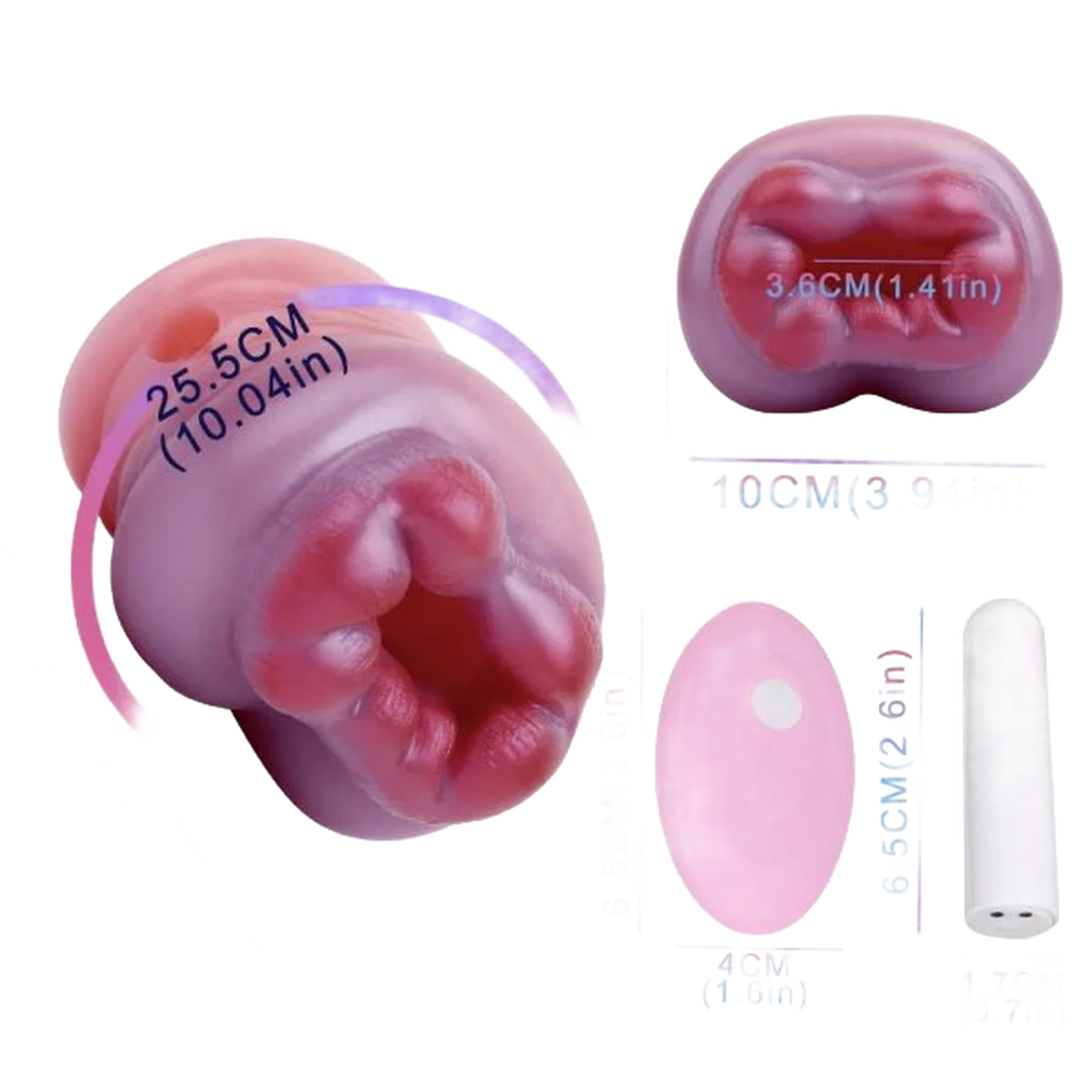 leopard silicone Fantasy Masturbators