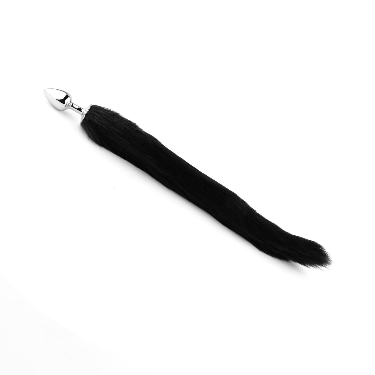 Fox Tail Nera con Plug in Acciaio