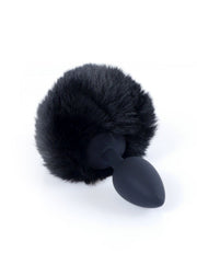 Plug anale silicone nero finitura morbida