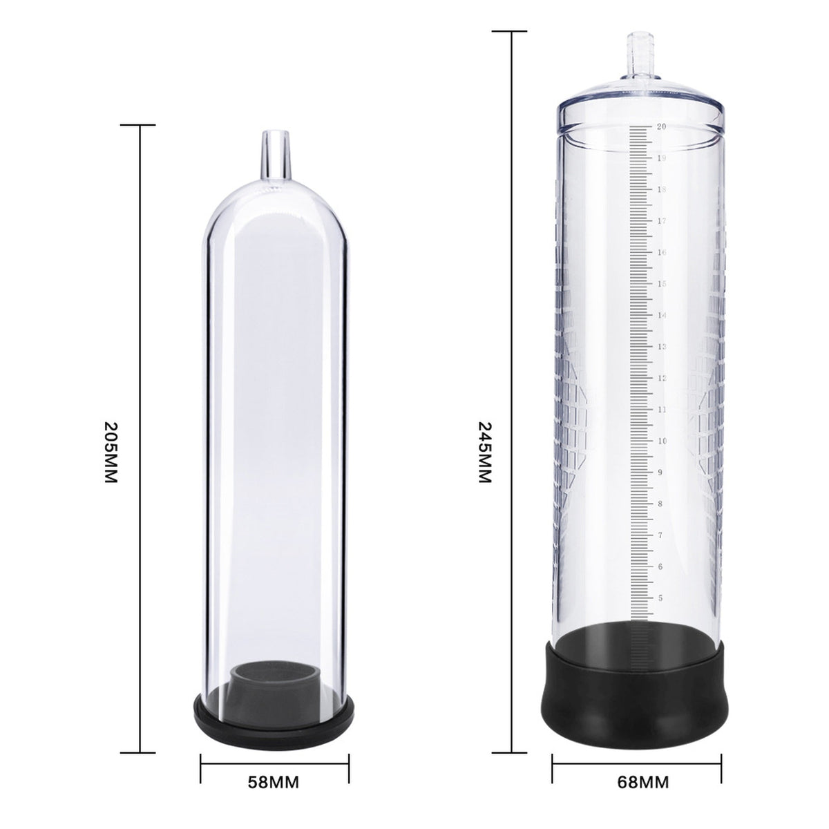 Pompa Pene Campana 20.5 cm Azionamento a Stantuffo