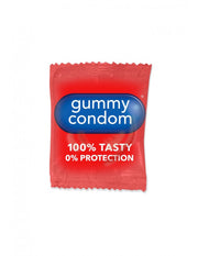 Gummy Condoms 10 Profilattici Commestibili Confezionati Signolarmente