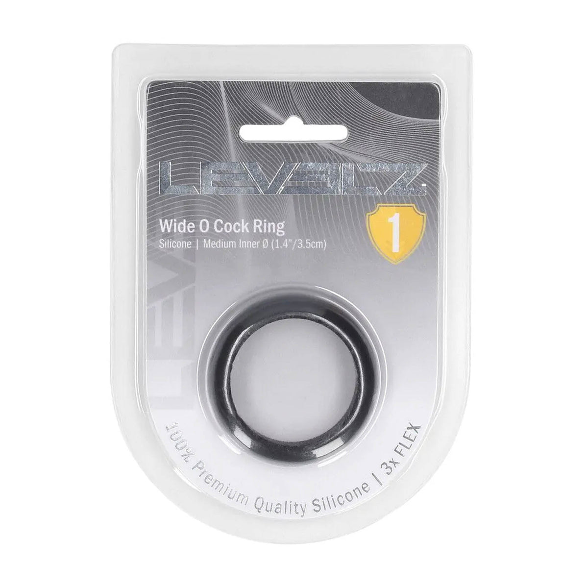 Wide O Anello Fallico in Silicone 35 mm